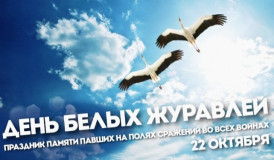22 октября в России отмечается День белых журавлей, как светлая память о павших воинах на полях сражений во всех войнах - фото - 1