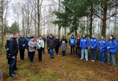 3 декабря у Нулевой версты старой Смоленской дороги на Поле Памяти, на границе с Республикой Беларусь состоялось памятное мероприятие, посвящённое Дню Неизвестного содата - фото - 9
